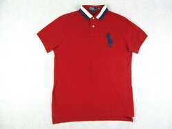 Original ralph lauren (m) sporty elegant short sleeve men's collared t-shirt
