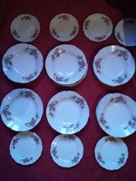 Chinese porcelain flower-patterned tableware for 6 people for Christmas, New Year's Eve and New Year celebrations
