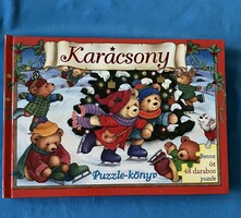 Karácsony puzzle könyv