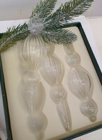 Üveg karácsonyfadísz csomag originált