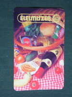 Card calendar, afés food abc stores, 1989, (3)
