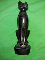 Antique Egypt hand carved sandstone bastet cat god statue 18 cm as shown in the pictures