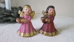 Bozner ceramic candle holders angels