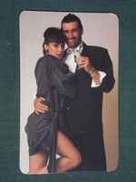 Kártyanaptár, Centrum Áruház, férfi,erotikus női modell, 1988,   (3)