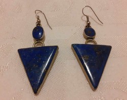 Large lapis lazuli earrings