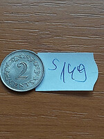 Malta 2 cents 1977 (penthesilea, queen of the Amazons), copper-nickel s149