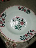 Antique wall plate cracked 19