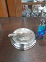 English silver single-rest ashtray, ashtray. 10.5 Cm. 147.2 Grams.