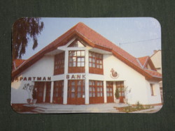 Kártyanaptár, Eger és vidéke Takarékszövetkezet , fiók épület, 1991,   (3)