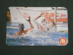 Card calendar, state insurance, sports competition, water polo, 1991, (3)