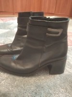 Women's leather boots 39.