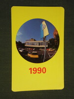 Card calendar, Hungarian car club 1990, (3)