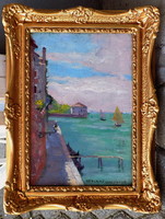 Lajos Bajnai tóth 1887-1964 - Venice: guaranteed original