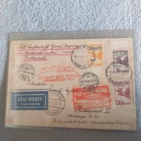 2 Db1931 zeppelin airmail postcards