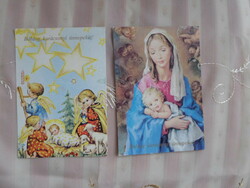 Christmas card 5.: Mary, little Jesus