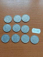 Belgium belgique 10 pieces 1 franc 1951 - 1979 copper-nickel s10/46