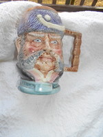 Hand-painted majolica jug - a bit scary, but an excellent gift