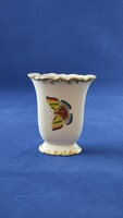 Herend Victoria patterned, butterfly vase, rarity!