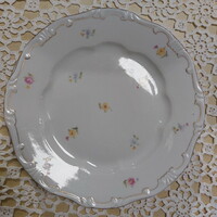 Zsolnay beautiful porcelain flat plates with small flowers