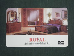 Kártyanaptár, Royal bútor lakberendezési üzlet, Budapest, 1994,   (3)