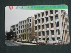 Kártyanaptár, ÁB-Aegon biztosító Rt. fiók épület, 1993,   (3)