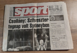 2000.szeptember 25 . Nemzeti Sport  -  Eredeti  sport  újság, napilap ! ajándékba, születésnapra is