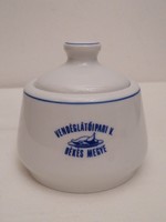 Alföldi porcelain sugar container catering company, Békés county