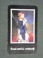 Card calendar, national health protection institute, sexual information, 1994, (3)