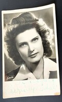 1942 Katalin Karády actress movie star autograph signed autograph photo photo postcard