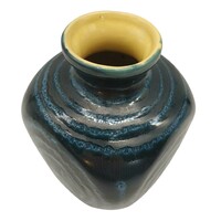 Black blue vase m00919