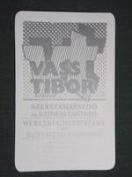 Card calendar, tibor iron tool maker, fifth of non-ferrous metal, Dombóvár, 1994, (3)