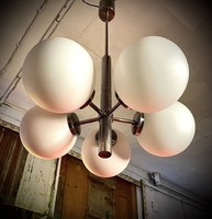 Retro, space age design ceiling lamp, chandelier