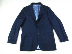 Original oscar jacobson (m/l) elegant men's wool blend navy jacket