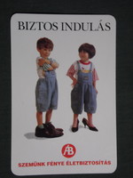 Card calendar, áb-egon insurance, children's model, 1994, (3)