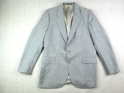 Original oscar jacobson (l) elegant very serious men's wool blend light gray jacket