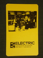 Kártyanaptár, Electric műszaki iparcikk üzlet, Békés, 1994,   (3)
