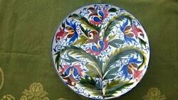 1800-as évek Igen ritka -Miskolcz majolika falitál-fali tányér  átm.38 cm szép állapot
