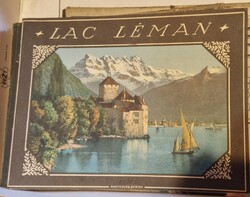 Lac Léman Swiss picture booklet 1930s