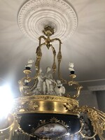 A dazzling Meissen style chandelier