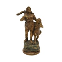 Viennese bronze-tell Vilmos with child-m00869