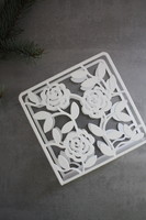 Ikea floral white napkin holder - new in perfect condition