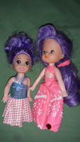 High-quality pair of tiny fairy barbie-style dolls, 2 in one cheaply, 12 cm / piece according to the pictures