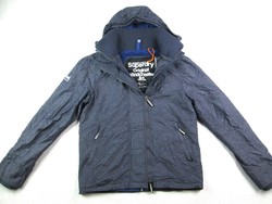 Original superdry (s / m) pastel blue men's transitional jacket