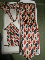 Vintage nyakkendő szett MOL suvenir