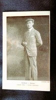 1916 Ernő Király in the role of Baracs the actor, the magnate Miska King's theater original contemporary photo sheet