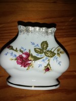Porcelain rose napkin holder