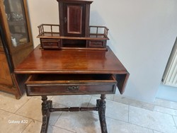 Restored tin German women's desk, or small sizes for students!