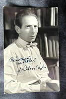 Unforgettable actor László Kabos, comedian, personally signed, autographed photo autograph approx. 1963