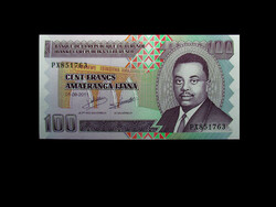 Unc - 100 francs - Burundi - 2011 (new type))