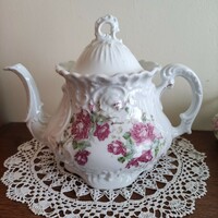 Art Nouveau rose pattern tea spout